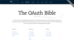 Desktop Screenshot of oauthbible.com